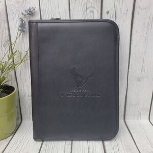 Gemiline Zippered Houston Texans Padfolio